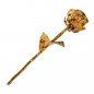 Złota róża pozłacana 24k złotem (zanurzona) - idealny prezent dla kobiety