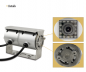 Dual reversing camera with wide angle of view 190 ° vertical/120 ° horizontal
