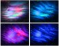 Proyector de noche de estrellas: LED de color RGB interior + láser + luz de proyección Aurora polaris