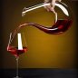 Bokal za vino i dekanter 1500 ml - Unikatni dekanteri u obliku slova U + kuglice za čišćenje