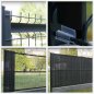 PVC fence slats for rigid panels - 3D vertical PLASTIC FILLING FOR MESH AND PANELS - GREEN