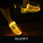 Meerkleurige sneakers met leds - GLUWY Star