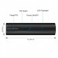 Smart pump electric for balls with LED flashlight + 2 inflatable needles