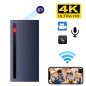 Caméra espion Powerbank Wifi / P2P avec batterie 4K + 10000 mAh + vision nocturne avec 6x LED IR