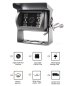 Kamerový cúvací set - zadná DEFROST HD kamera s ohrevom do -40°C  + 18 IR LED + 7" Monitor
