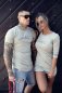 Men t-shirt GDR Signature - gray