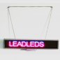 LED-skjerm med rulletekst i 3 farger - 56 cm x 11 cm