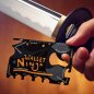 Carteira Ninja - cartão de ferramentas multifunções 18 em 1