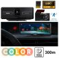 Dual FULL HD 5MP car camera with 8" monitor and COLOR NIGHT VISION up to 300 meters - DUOVOX V9