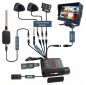 4-Kanal-Auto-DVR-Recorder + Front-Full-HD-Kamera + GPS/WIFI/4G + Echtzeitüberwachung + Live-Ansicht – PROFIO X6