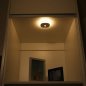 Magnetic LED round light powered by 3xAAA 1,5V battery with motion sensor