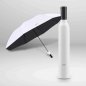 Umbrella li tintewa - umbrella li tinġarr + li tintewa bl-abjad fil-forma ta 'flixkun tal-inbid