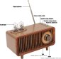 Retro radio - Wooden vintage radio with Bluetooth + FM/AM radio/AUX/USB disk/Micro SD