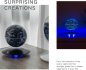 Levitating galaxy planet (star system) 360° - LED constellation lamp with magnetic base