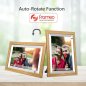 Photo frame digital electronic 10,1" - wooden picture frame (photo + video) - 16GB memory