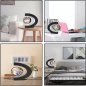 Flytende fotoramme - flytende glassbilderammer magnetiske med RGB-fargebelysning