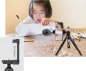 Trépied pour vloggers - SET pour smartphone avec lumière LED et microphone externe
