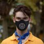 Rave PARTY MASK ar KRĀSU LED displeju uz sejas (vadība, izmantojot iOS/Android tālruni)