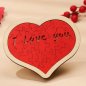 Teka-teki hati - teka-teki Valentines 3D kayu I LOVE YOU - 24 keping