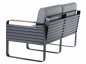 Garden sitting - luxury garden furniture aluminum corner set - seating for 6 people + table