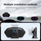 HUD palubní počítač do auta (displej) 6" - Multifunkční sportovní Akcelerometr Display