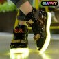 Light up Shoes LED - Hitam dan emas