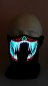 Rave mask para sa mga lalaki LED ngipin - tunog sensitibo