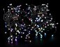 Cadena de luz inteligente 6M - Twinkly Cluster - 400 piezas LED RGB + BT + Wi-Fi