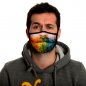 Funny face mask fashion 3D - COLORED STUBBLE BEARD
