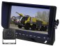 Pracovné kamery AHD set s nahrávaním na SD kartu - 4x HD kamera s 11 IR LED + 1x Hybridný 10" AHD monitor