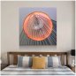 3D paintings metal (aluminum) wall art - LED RGB 20 colors - SWAN 50x50cm