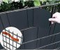 Vinilne zamjenske letvice za ogradu - PVC trake za ispune za krute panele ograde (mreža) - visina 19 cm
