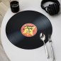 Table mat - SET of 4 RETRO VINYL PLATES for kitchen