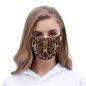 Mascarilla de leopardo (100% poliéster) para mujer