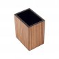 Buvard de bureau - Set de table de bureau 10 pièces de luxe (bois + cuir)