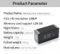 Kamera FULL HD WiFi P2P w zegarze cyfrowym z 10 diodami IR + głośnik bluetooth + detekcja ruchu
