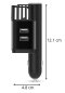 Čistič vzduchu + ionizátor + 24W nabíječka 2x USB 3v1 - do auta