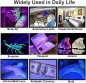 UV baterka světlo - silná ultrafialová detekční baterka s UV světlem s až 100x LED výkonem
