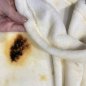 Kulatá deka ve tvaru tortily 150 cm - nechutná deka s designem připáleného burrita