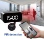 Budík s kamerou 4K - kamera v budíku s WIFI (iOS/Android) + noční vidění