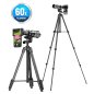 Teleobjetiva para celular zoom 60x com suporte e tripé ajustável 43 - 137 mm
