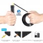 Snake camera endoscope FULL HD + 4,3" display + cam with 6x LED lights with 10m cable + IP67