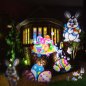 Outdoor + Indoor LED light decorative christmas projector 12 in 1 motifs with IP65