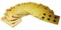 Cartas coringas de pôquer douradas - Cartas de baralho exclusivas 54 peças em caixa de madeira