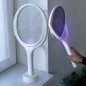 Electric mosquito swatter - handheld bug zapper tennis racket 3in1