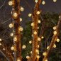 Solárna reťaz svetelná so 100 LED žiarovkami - dekoračné osvetlenie do záhrady LED - 12m