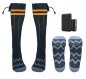 Electric socks heated - warming socks rechargeable - 4 temperature levels with 2x5000mAh battery