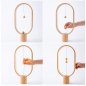 Magnetic table lamp LED (levitating balls) + LIGHT WOOD decor