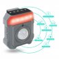 Alarme pessoal - mini alarme de segurança 7 em 1 vibração/som/luz - sirene 130 dB + sensor PIR