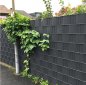 Vinil kerítéscsere lécek - PVC kitöltő csík kerítés merev panelekhez (hálós) - magasság 19cm